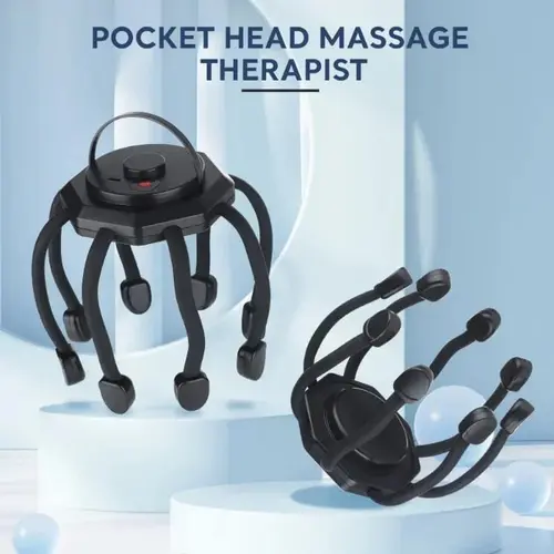 Electric Head Massager Octopus Scalp Massager Therapy Device