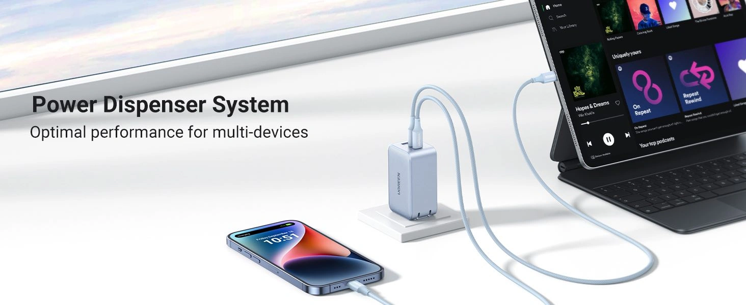 Ugreen CD244 Nexode 65W USB C GaN Charger