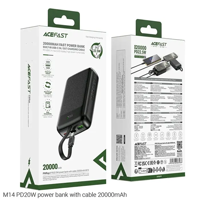 ACEFAST M14 22.5W Fast Charging 20000mAh Power Bank