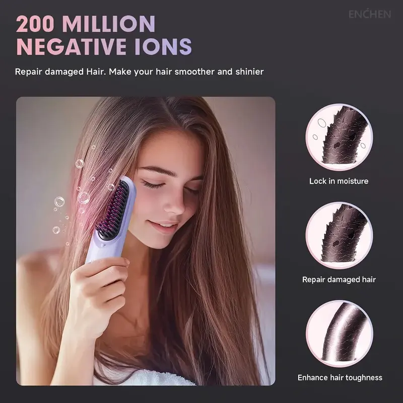 Enchen H100 Cordless Portable Hair Straightener