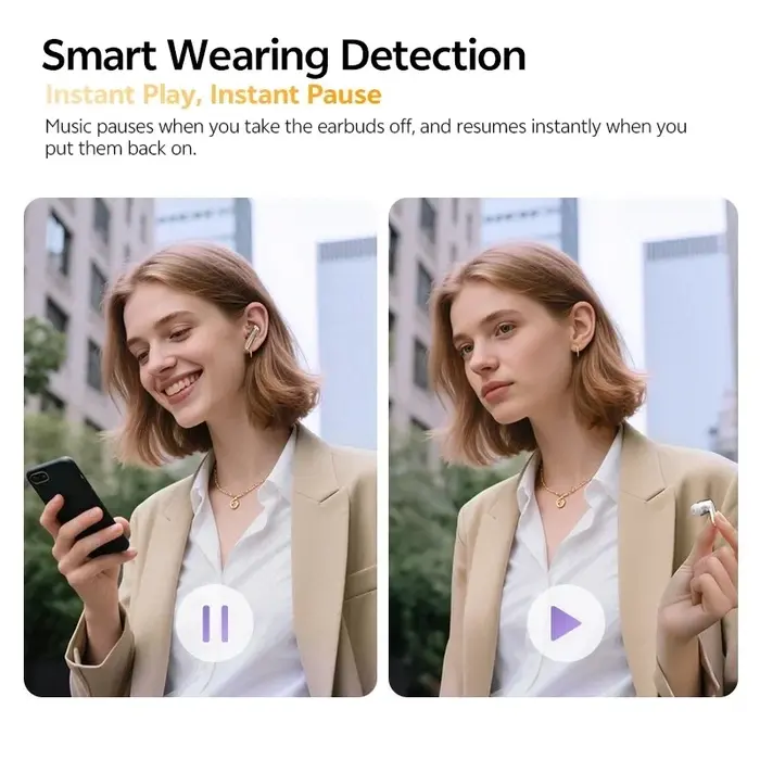 QCY MeloBuds N70  ANC Wireless Earbuds