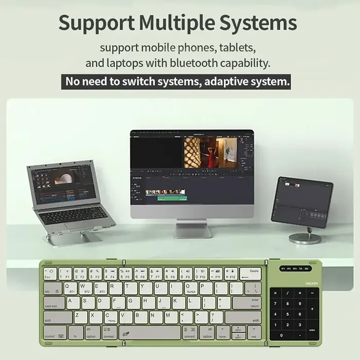 Nillkin Cube Foldable Wireless Keyboard with Touchpad