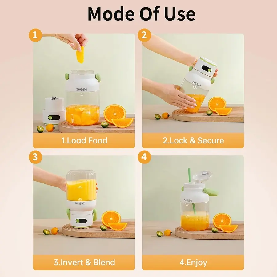 Zhenmi ZMGZ-J15 Portable Juicer